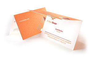folding visiting card